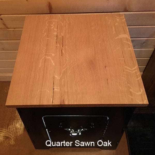 Cabin Night Stand with Lamp / Night Light Combo