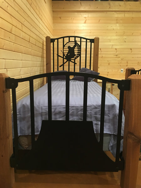 "The Ski Ledgend" Rustic Twin Bed